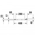 Cиденье для унитаза Duravit Happy D.2 0064591300, с крышкой, микролифт, антрацит матовый