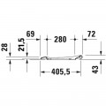 Cиденье для унитаза Duravit STARСК 3 0063890000, с крышкой, микролифт, белый