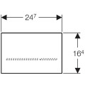Электронная клавиша смыва Geberit Sigma80 116.092.SG.1