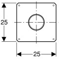 Фартук из ПВХ 25 x 25 см, для трапа 364.637