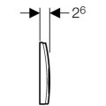 Клавиша смыва Geberit Delta21 115.125.21.1