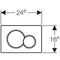 Клавиша смыва Geberit Sigma01 115.770.11.5