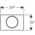 Клавиша смыва Geberit Sigma10 115.758.KH.5