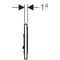 Клавиша смыва Geberit Sigma10 115.758.KH.5