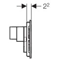 Клавиша смыва Geberit Sigma40 115.600.KQ.1