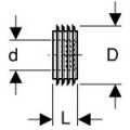 Манжета для входного отверстия унитаза Geberit 119.668.00.1