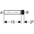 Патрубок впускной Geberit 152.489.16.1