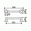 Поручень  Keuco City.2 250 мм хром