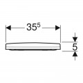 Сиденье для унитаза Geberit Acanto 500.605.01.2, с крышкой, с микролифтом, белое