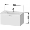 Тумба подвесная с одним выдвижным ящиком XB607101818 Duravit