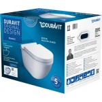 Унитаз подвесной Duravit Rimless® Starck3 45270900A1 в комплекте