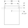 Зеркало для ванной Geberit iCon 840760000, с подсветкой